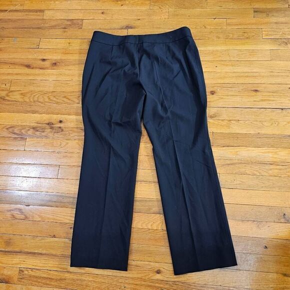 Akris Women’s Size 14 Black Wool Midi Rise Dress Pants - Picture 2 of 6